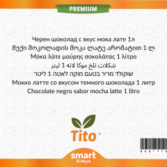 Premium Bitter Çikolatalı Mocha Latte Aroması 1 litre