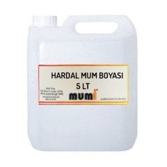 Sıvı Mum Boyası Hardal 5 litre