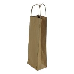 Kraft Şişe Çantası 12,5x36x8 cm 50 adet