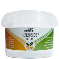 კარამელის საკვების საღებავი ფხვნილი წყალში ხსნადი E150d 100 გ