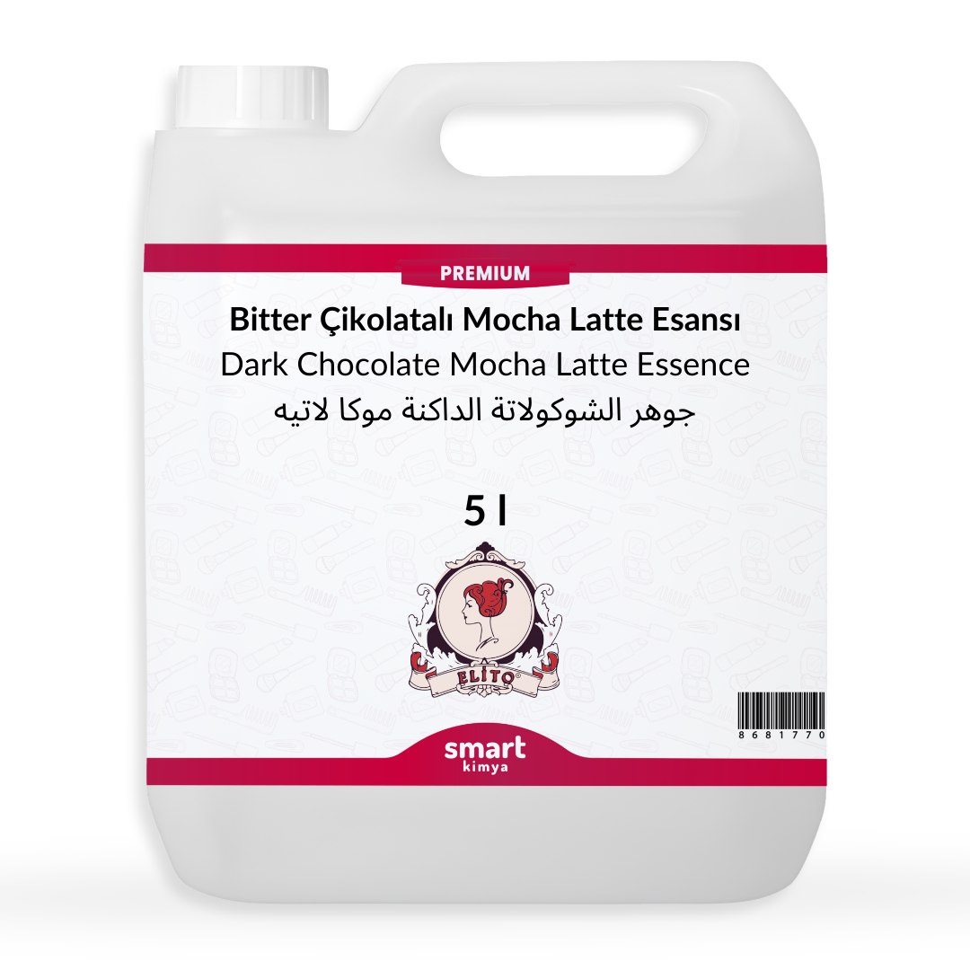 Premium Bitter Çikolatalı Mocha Latte Esansı 5 litre