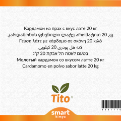 Toz Kakuleli Latte Aroması 20 kg