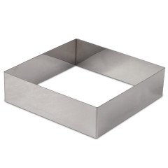 Tabansız Kare Pasta Kalıbı 23 cm
