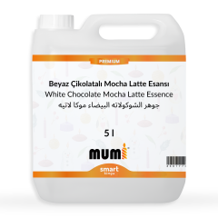 Premium Beyaz Çikolatalı Mocha Latte Mum Esansı 5 litre