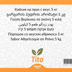 Toz Kayısı Aroması 5 kg