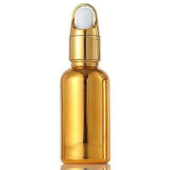Gold Renkli Kilitli Damlalıklı Cam Şişe 10 ml 192 Adet