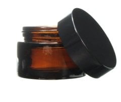 Amber Renkli Cam Krem Kavanozu 30 ml 96 Adet