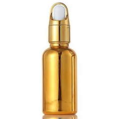 Gold Renkli Kilitli Damlalıklı Cam Şişe 10 ml 3456 Adet