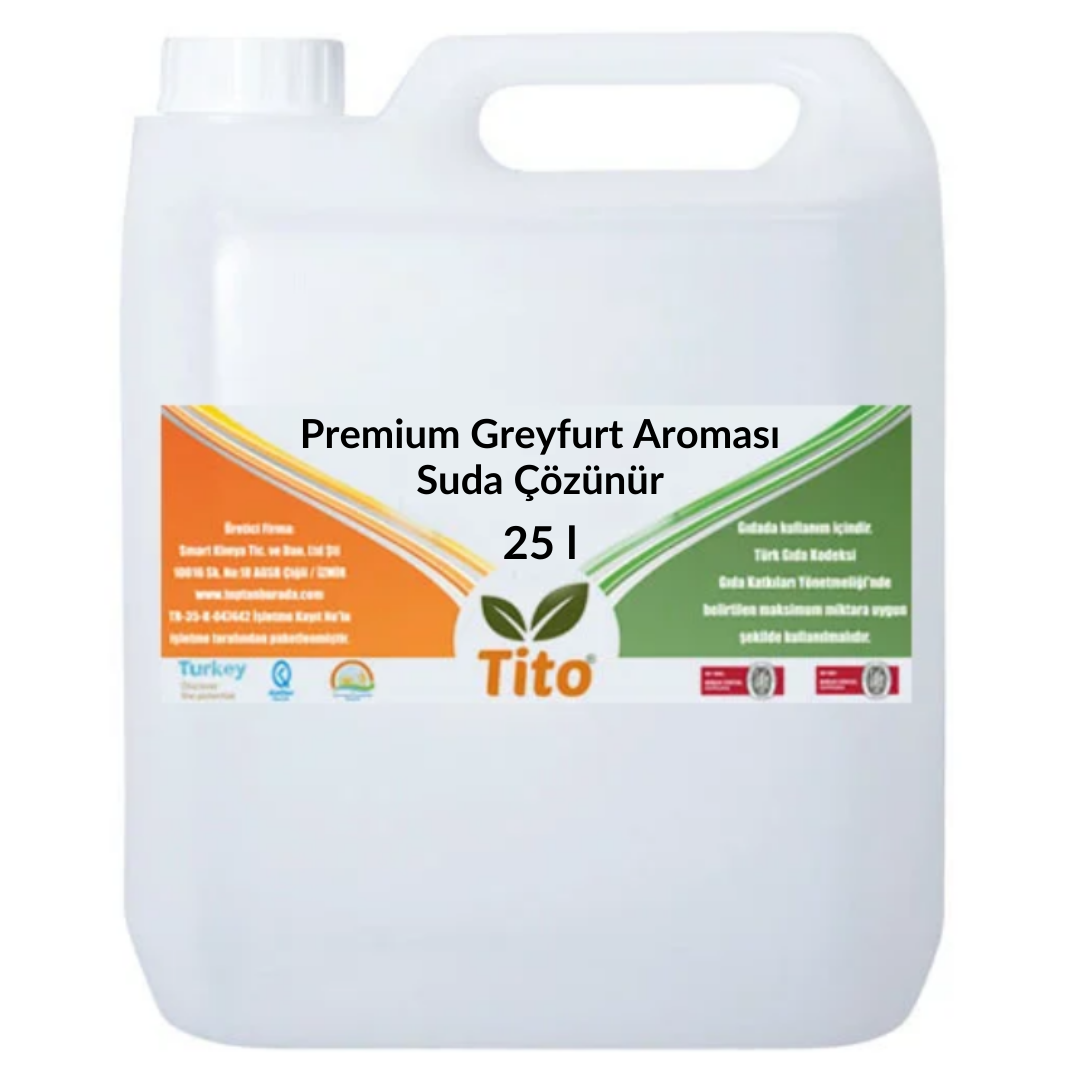 Premium Greyfurt Aroması Suda Çözünür 25 litre
