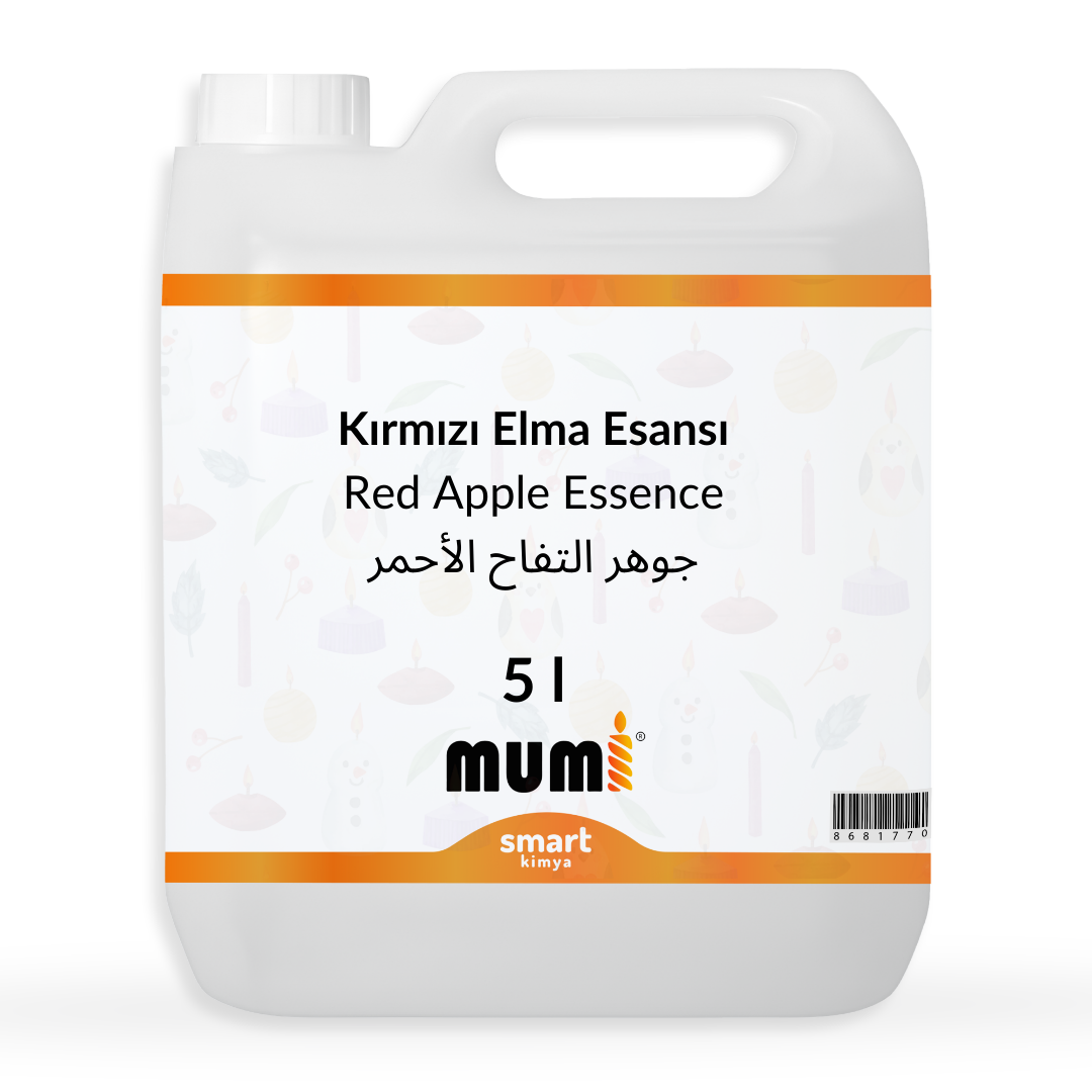 Kırmızı Elma Mum Esansı 5 litre