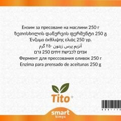 Zeytin Sıkım Enzimi ZT65 250 g