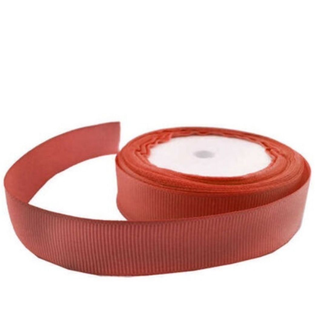 Kırmızı Grogren Kurdele 1 cm 10 mt