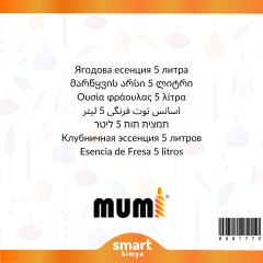 Çilek Mum Esansı 5 litre