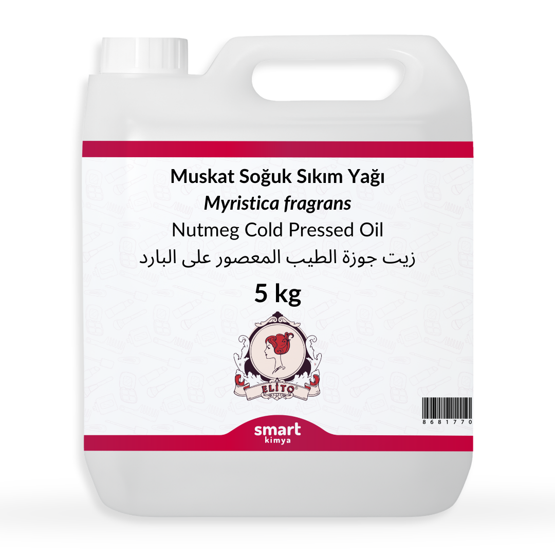 Muskat Soğuk Sıkım Yağı Myristica fragrans 5 kg