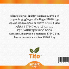 Toz Adaçayı Aroması 57840 1 kg