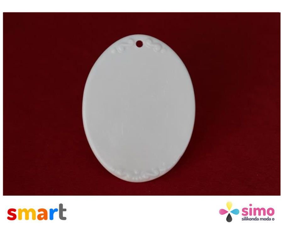 Silikon Delikli Oval Çerçeve Sabun ve Kokulu Taş Kalıbı