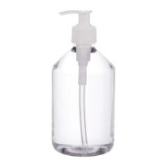 Şeffaf Plastik Pompalı Şişe 250 ml Geniş Ağızlı 28 mm