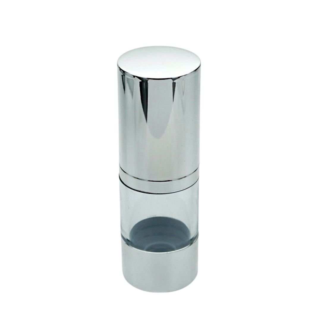 Gümüş Airless Krem Şişesi 15 ml 300 Adet
