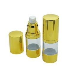 Gold Airless Krem Şişesi 15 ml