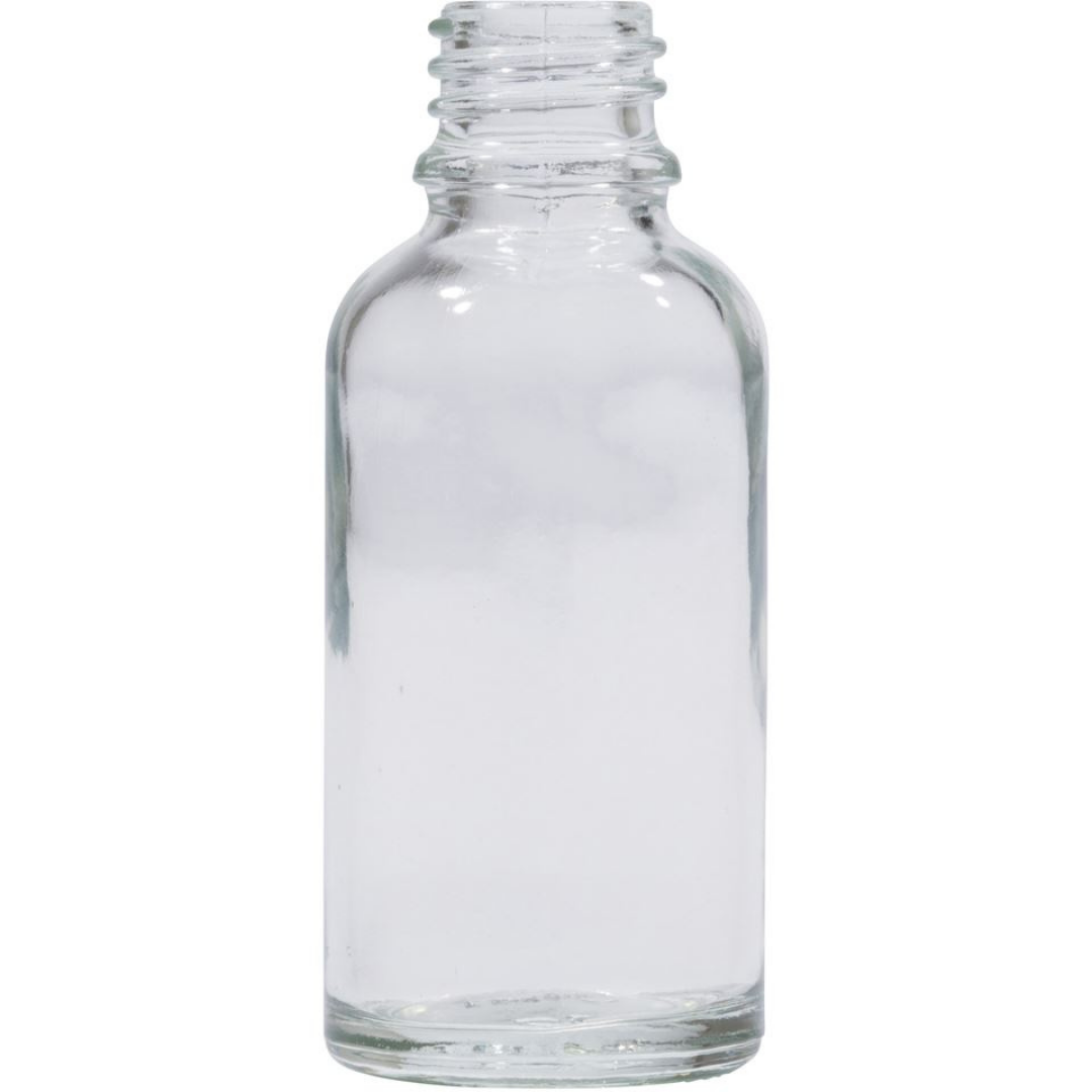 Şeffaf Cam Şişe 50 ml 18 mm 132 Adet