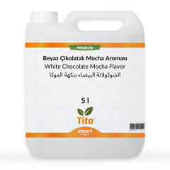 Premium Beyaz Çikolatalı Mocha Aroması 5 litre