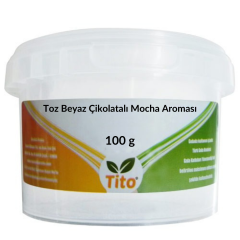 Toz Beyaz Çikolatalı Mocha Aroması 100 g