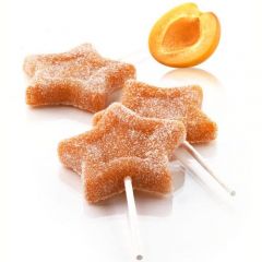 Silikon Lolipop Yıldız Çikolata Kalıbı 4 Adet