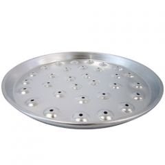 Delikli Alüminyum Pizza Tepsisi Tavası 34 cm