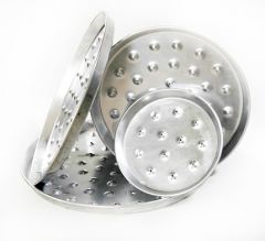 Delikli Alüminyum Pizza Tepsisi Tavası 26 cm