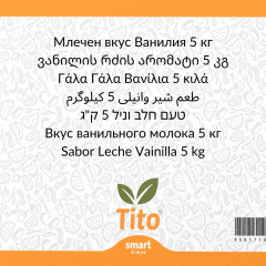 Toz Vanilyalı Süt Aroması 5 kg