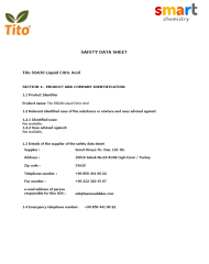 SSA30 Liquid Citric Acid E330 250 g