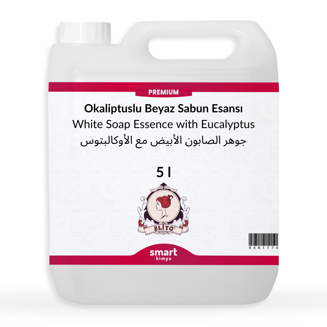 Premium Okaliptuslu Beyaz Sabun Esansı 5 litre