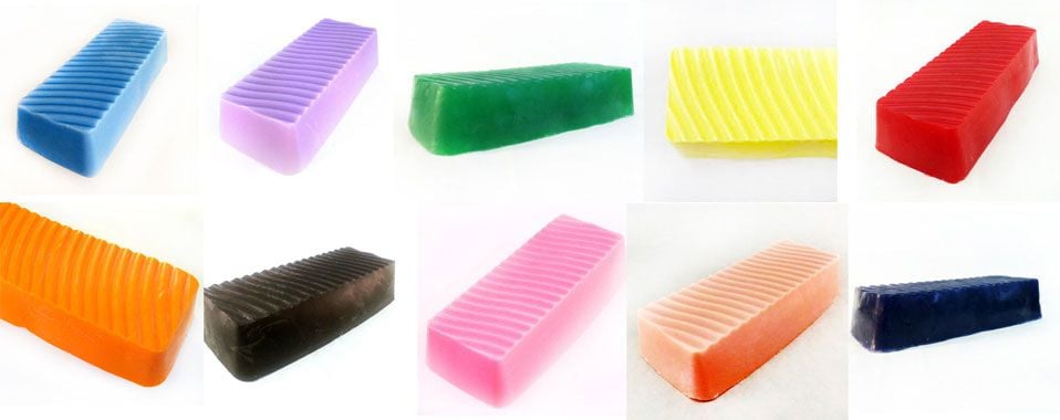 Karışık Renkler Sabun Bazı Seti 10 Parça x 250 g