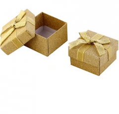 Fiyonklu Altın Kutu 5x3 cm