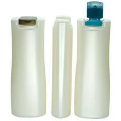 Beyaz Plastik Şampuan Duş Jeli Şişesi 250 ml
