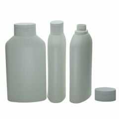 Beyaz Plastik Geniş Şampuan Duş Jeli Şişesi 400 ml 3000 Adet