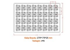 Kelebek Şekilli Çikolata Kalıbı