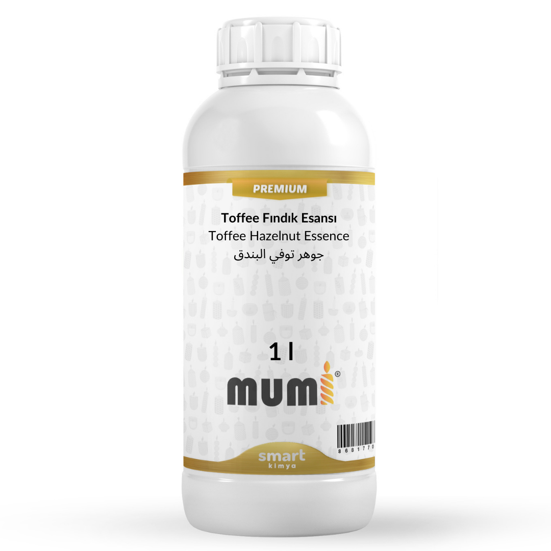 Premium Toffee Fındık Mum Esansı 1 litre