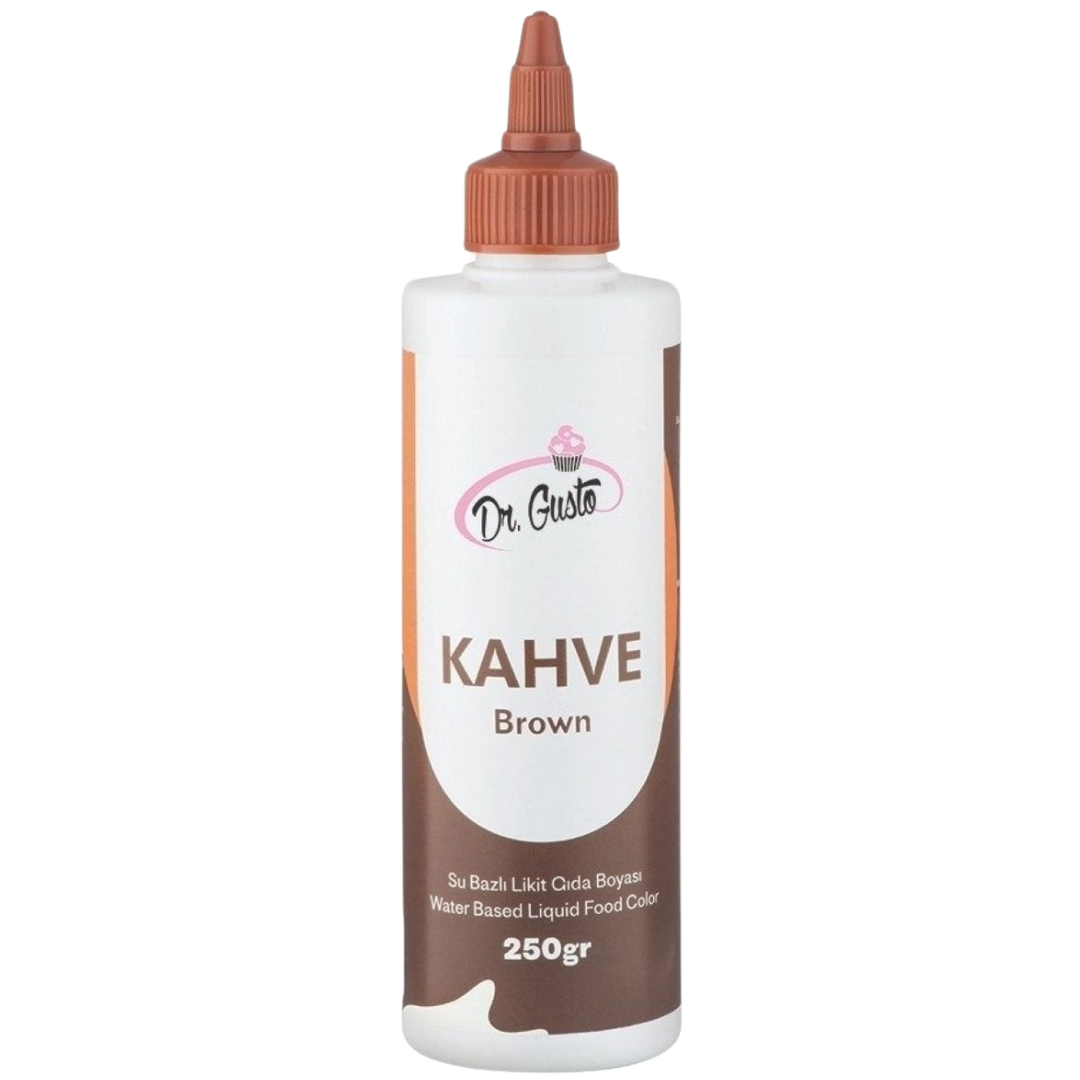 Sıvı Gıda Boyası Kahverengi Suda Çözünür 250 g