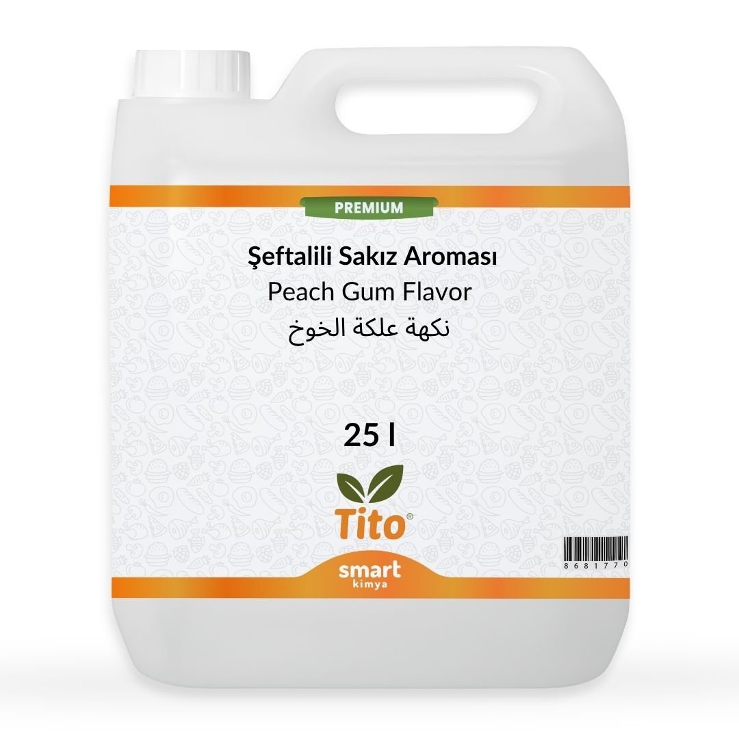Premium Şeftalili Sakız Aroması 25 litre