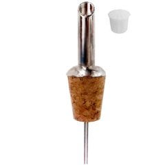 Mantar Tıpalı Metal Şişe Dökücü - 9 cm