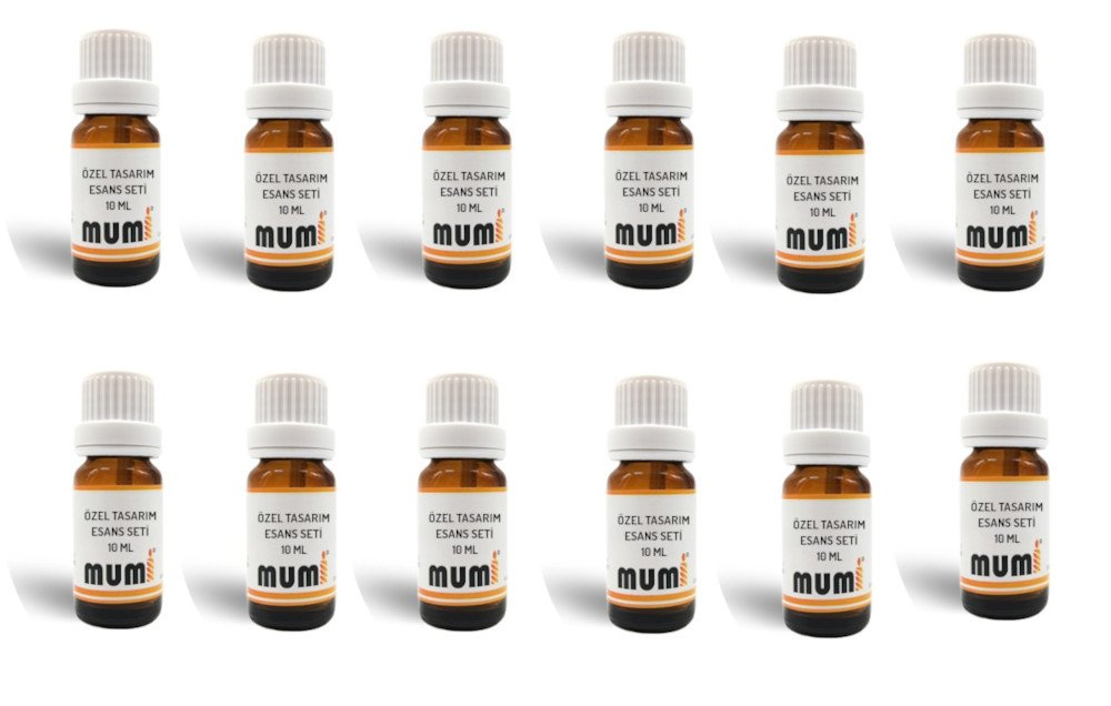 Özel Tasarım Esans Seti 10 ml 12 Adet