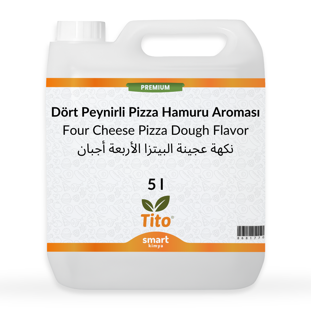 Premium Dört Peynirli Pizza Hamuru Aroması 5 litre