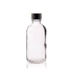 Şeffaf Cam Şişe 50 ml Kilitli Kapak 25 mm 3048 Adet