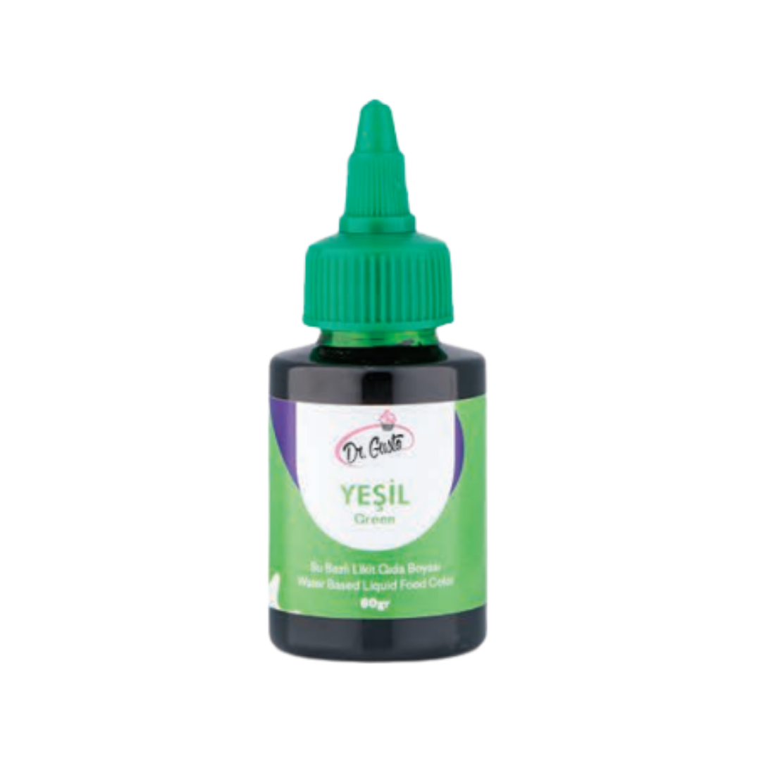 Sıvı Gıda Boyası Yeşil Suda Çözünür 60 g