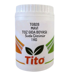 Mavi Gıda Renklendiricisi Toz Suda Çözünür E133 1 kg