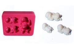 Silikon Uyuyan Bebek Kalıbı 3 Adet